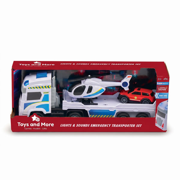 Emergency Rescue Transporter Set with Lights & Sounds
